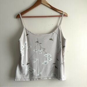 Vintage Finity‎ Studio Floral Cropped Tank Top